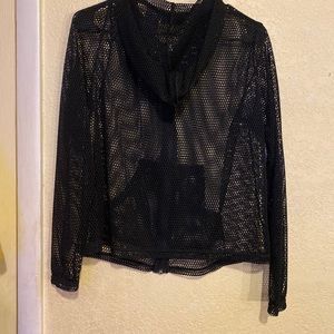 black mesh jacket